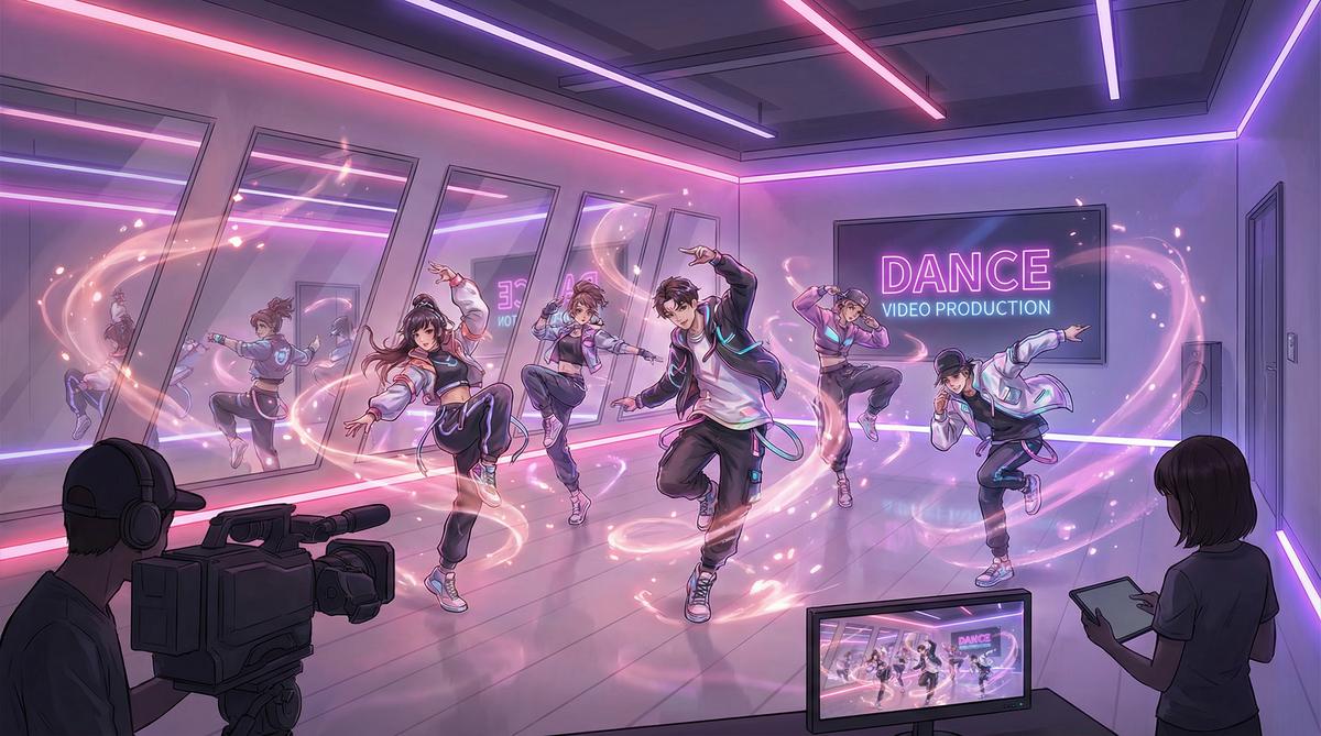 芒果视频舞蹈视频拍摄现场